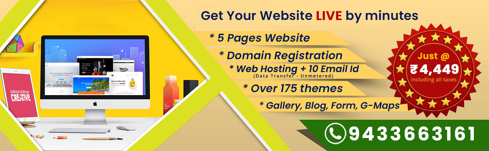 Low Cost Website Design & Hosting Company in KOlkata